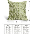 thumbnail image 5 of Lime Green Cream Pillow Covers 20x20 Set of 2 Boho Design Polka Dot Throw Pillows Modern Brush Strokes Print Decorative Outdoor Pillowcase Square Cushion Cover Linen Case for Sofa Couch Bed, 5 of 6