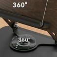 thumbnail image 5 of WINDLAND MultiAngle Rotating Laptop and Tablet Stand Foldable and Adjustable Reading Stand with Spring Clip for Easy Travel, 5 of 6