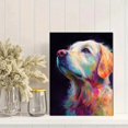 thumbnail image 2 of Vibrant Golden Retriever Portrait Canvas Print, Wall Art for Living Room Bedroom Office Pet Store Dog Lover Gift, 2 of 8