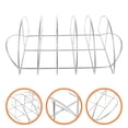 thumbnail image 3 of Weiweiguan 1 Pce Support de Barbecue en Acier Inoxydable pour Steak Extérieur (Argent), 3 of 6