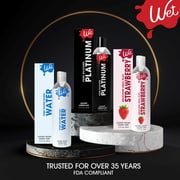 Wet Premium Water-Based Unflavored Personal Lubricant, Luxury Long-Lasting Lube for Men and Women, 6.1 fl oz
