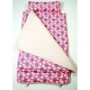 SoHo Extra Roomy Nap Mat for Toddlers, Pink Floral, With Pillow and Carrying Strap for Preschool or Daycare