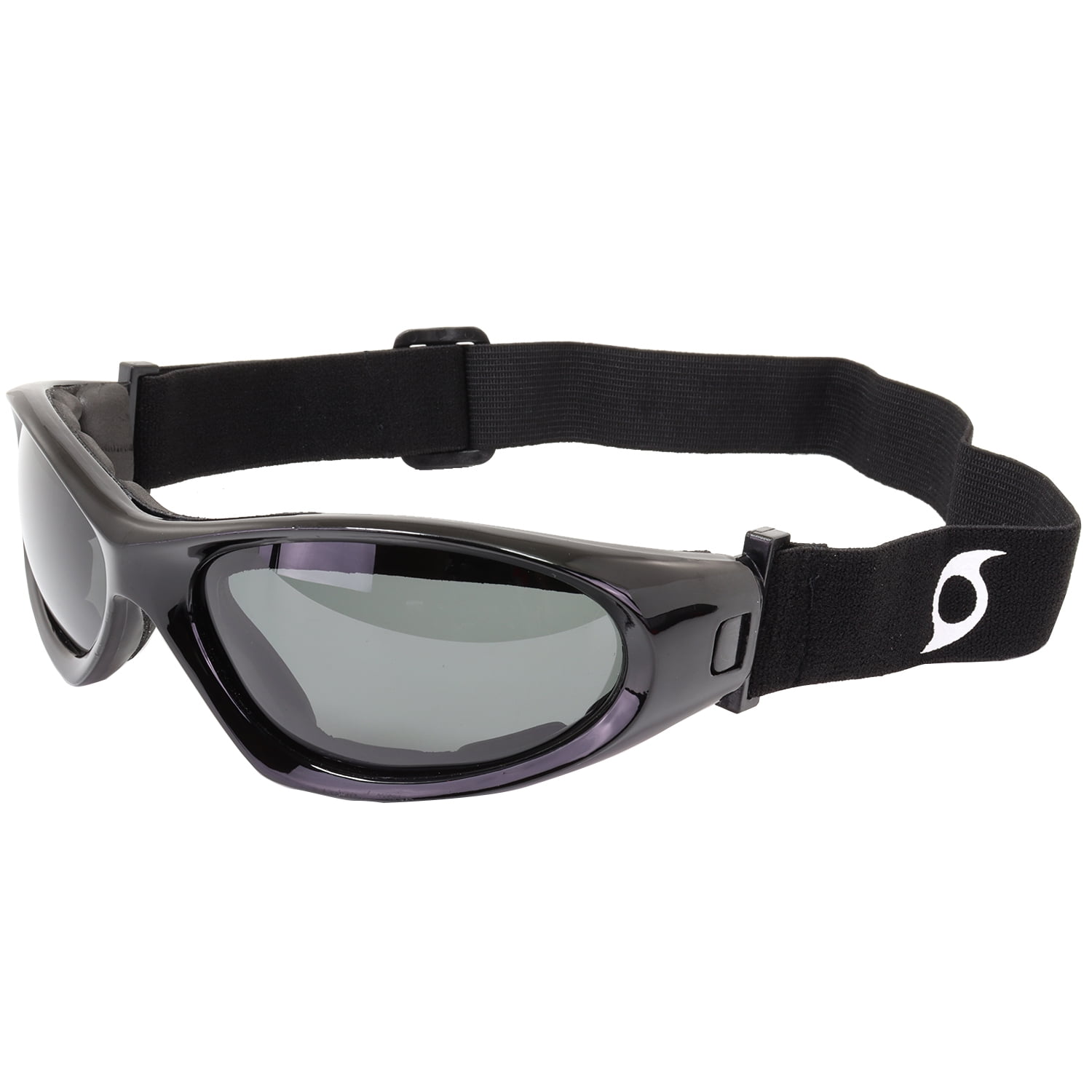 Set of 2 Hurricane Category-4 Polarized Jet Ski Floating Goggles Black Padded Frames Smoke /& Green Mirror ReflecTech Lenses