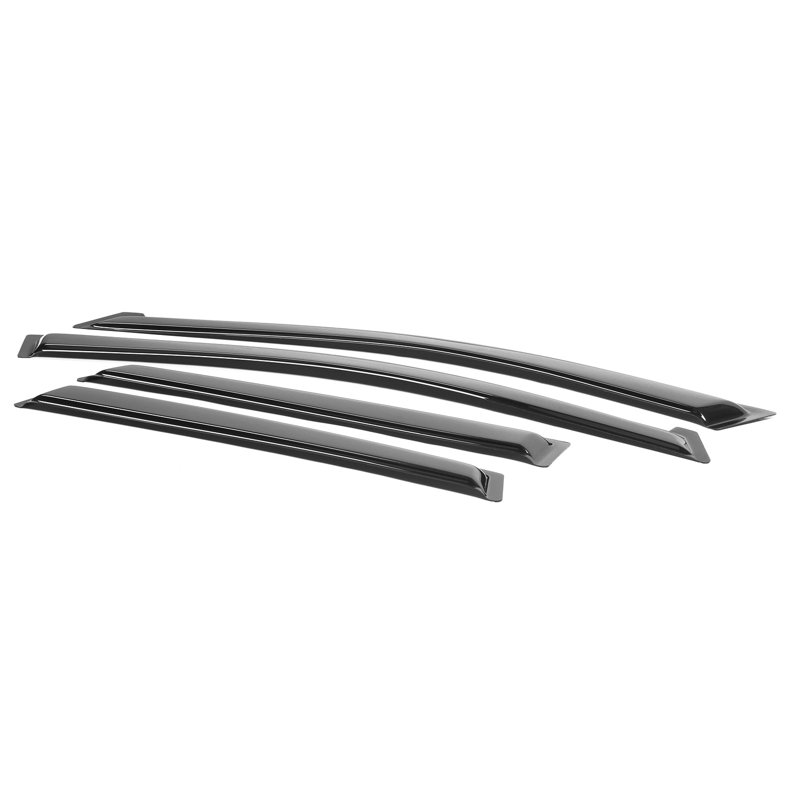 Ikon Motorsports Compatible with 08-11 Subaru Impreza 08-14 WRX STI Acrylic Window Visors Vent Windshield Deflector Rain Guard 4Pc Set Outside Mount 2008 2009 2010 2011 2012 2013 2014