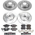 thumbnail image 3 of PowerStop Front and Rear Z23 Evolution Sport Carbon-Fiber Ceramic Brake Pad and Drilled & Slotted Rotor Kit Fits: VOLKSWAGEN Select Models K7836, 3 of 10