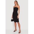 thumbnail image 2 of Women's Shelf Bra Tube Midi Dress, 2 of 3