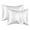 White-31 in, variant on Pure Natural Mulberry Silk Pillow Cases with Zipper King Size, Luxury Momme Silk Pillowcase for Hair and Skin, Hypoallergenic, 20"x27"