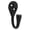 Matte Black, variant on National Hardware N337-910 Powell Knurled Hook, 2-5/8", Satin Nickel