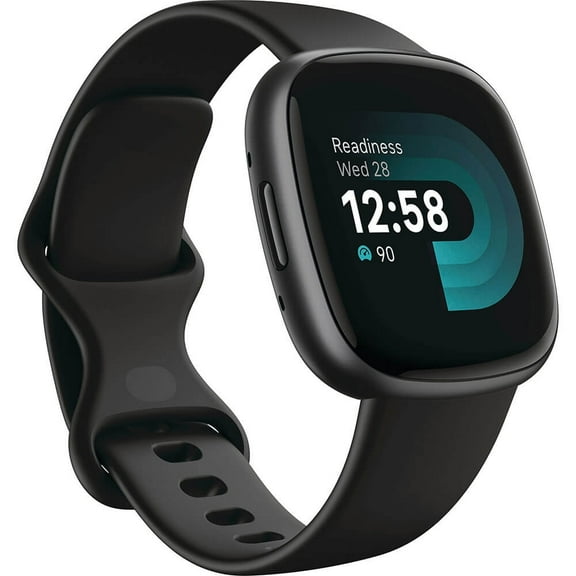 Pre-Owned Fitbit, Smartwatch, Versa 4 Fitness, 6+ Day Battery Life, Black/Graphite/40 mm,1 Each