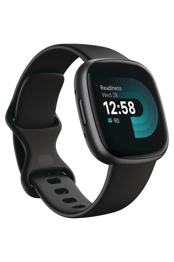 Pre-Owned Fitbit, Smartwatch, Versa 4 Fitness, 6+ Day Battery Life, Black/Graphite/40 mm,1 Each