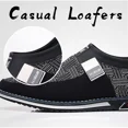 thumbnail image 2 of Men Casual Shoes&nbsp; Comfort Walking Shoes Fashion Luxury Leather for Male Business Work Office, 2 of 7