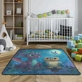 thumbnail image 3 of WOBOGO Cute Dragon Owl Baby Playmats Extra Large Waterproof Rollable Activity Pads for Toddlers 50×50inch, 3 of 7