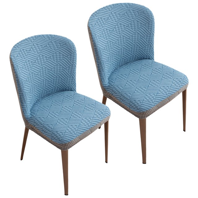 Chair Covers for Dining Room Chair Covers Set of 2 Stretch Spandex Kitchen Chair Protector Slipcover Removable Washable Dining Chair Covers for Home, Party, Ceremony