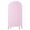 Pink, variant on Pure Pink Wedding Arch Cover, Stretchy Spandex Arch Backdrop Stand Covers 5 FT, Simple Solid Color Round Top Arched Backdrop Cover for Birthday Party Ceremony Baby Shower Event