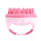 thumbnail image 2 of Cepillo de champú de silicona portátil Cepillo de masaje de cuero cabelludo suave redondo (rosa) Likrtyny cuidado belleza, 2 of 9