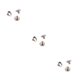 thumbnail image 1 of Toystoory 3Pcs Professional Knurled Screw Anti-adhesion Good Bolts Nut Fixation Fastener Slotted Screw Long-lasting Screws Hand Type1, 1 of 6