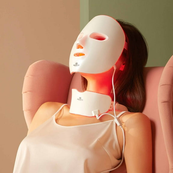 Project E Beauty LightAura Plus, LED Mask 7 Colors, Face & Neck, Anti-Aging, Anti-Acne, Clear Skin