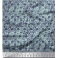 thumbnail image 1 of Soimoi Poly Georgette Fabric Leaves & Floral Artistic Print Fabric by Yard 52 Inch Wide, 1 of 4