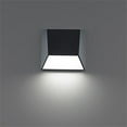 thumbnail image 2 of WAC Lighting Atlantis 6" LED 3000K Aluminum Indoor/Outdoor Wall Light in Black, 2 of 7