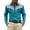 Sky Blue, variant on Men's Western Style Print Long Sleeve Casual Shirt, Turndown Collar Button Down Top, Comfortable Olive Green Cowboy Shirt for Daily Wear, Outdoor Relaxation