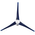 thumbnail image 4 of Small Wind Generator, Convenient Nylon Fiber 3 Blades Wind Generator, For Marine Home Charging Terraces Blue 24V, 4 of 8