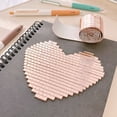 thumbnail image 6 of allydrew 5mm x 5mm Self Adhesive Mosaic Glass Mirror Tile Stickers, 1592pcs for Arts and Crafts, Home Decoration, Rose Gold, 6 of 8