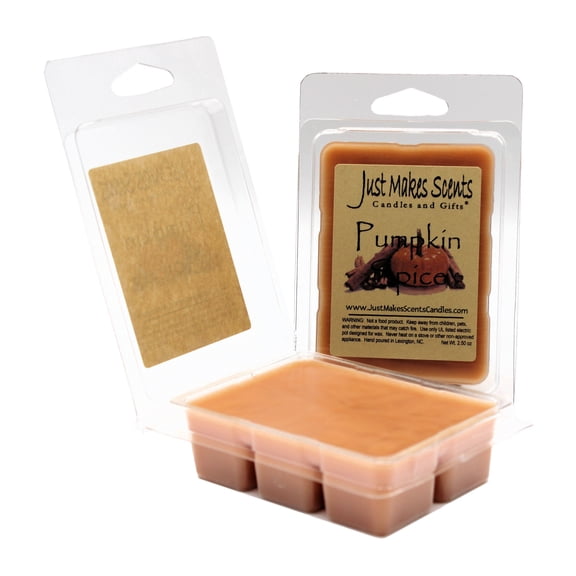 Pumpkin Spice 2-Pack Wax Melts -Just Makes Scents Candles & Gifts