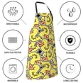 thumbnail image 5 of Easygdp Ducks Waterproof Apron with Pockets Adjustable Cooking Aprons Kitchen Bib Cute Apron for Kitchen, Cooking & Baking, 5 of 8