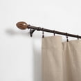 thumbnail image 1 of Almy Expandable Window Curtain Rod with Wooden Swirl Finials 52" x 144", 1 of 1