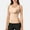 H-Beige, variant on 2025 Women Yoga Jumpsuits Shiny Women Waist Trainer with Zipper Metallic Pvc Leather Square Sweat Trainer Waist Women Neck Long Sleeve Leotard Contemporary Design Compression Garment Bodysuit