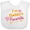 AA-White, variant on Inktastic I'm Daddy's Favorite with Arrow and Hearts in Pink Boys or Girls Baby Bib