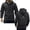 Dark Gray, variant on Backpack Hoodie For Men Winter Full Zip Jackets Long Sleeve Lightweight Travel Sweatshirts With Backpack Pockets