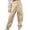 Khaki, variant on Kids Cargo Pants Fashion Baggy Cargo Pants High Elastic Waisted Red Cargo Pants with Pocket Cute Outfits for Girls 7-8 Years