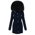 thumbnail image 6 of Winter Coats for Womens Hooded Warm Winter Overcoat with Lined, Winter Parka Jacket Thick Down Outerwear Jacket for Women, 6 of 7