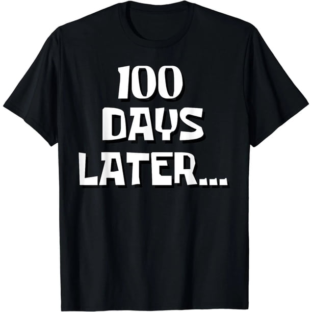Camiseta para Mujer - "100 Días Después" Celebración del 100º Día de Escuela para Maestra