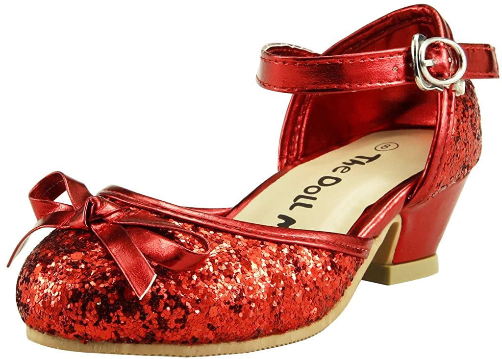 The Doll Maker Girls Glitter Pump for Toddler/Little Kid/Big Kid Dress