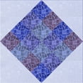 thumbnail image 1 of Ahgly Company Machine Washable Indoor Square Transitional Periwinkle Purple Area Rugs, 7' Square, 1 of 7