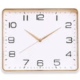 thumbnail image 1 of Square Wall Clock, Simple and Fashionable Home Clock, Wall Clock, Versatile Wall Clock, Suitable for Living Room, Study, Office, 1 of 5