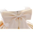thumbnail image 3 of Bébé Nouveau-Né Filles Robe Princesse Arc Tutu Fête Robes de Mariée d'Anniversaire, 3 of 8