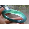 thumbnail image 3 of Certified Icy Green Burma 100% Natural A JADE Jadeite Snake Bangle Bracelet 59 mm 648471 TN, 3 of 15