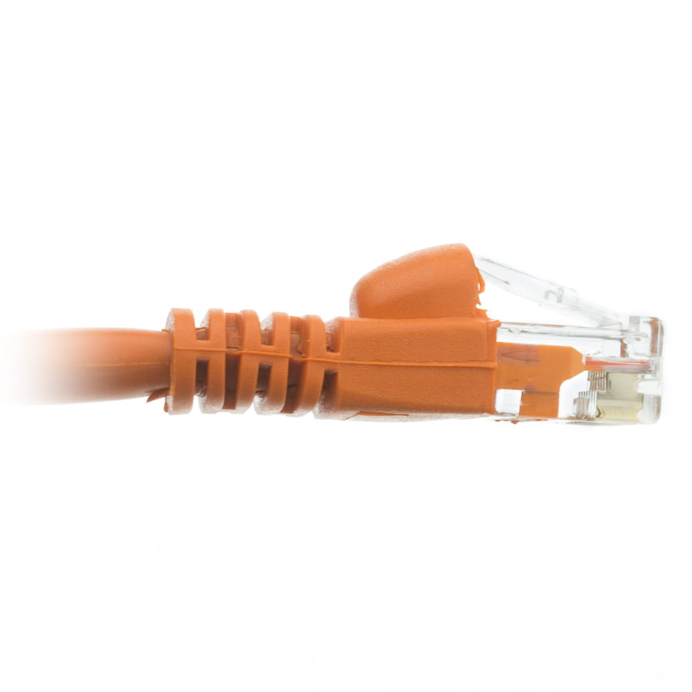 CNE48380 25-Feet Cat5e Snagless/Molded Boot Ethernet Patch Cable 5-Pack Orange 
