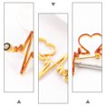 thumbnail image 2 of Heart-shaped Stethoscope Brooch Pin for Decoration Great for Daily Use and Special Occasions Multi, 2 of 8