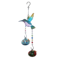 thumbnail image 1 of Stained Glass Feeder Wind Chime Bird Water Feeder to Feed Birds A, 1 of 5