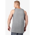 thumbnail image 2 of KingSize Men's Big & Tall Shrink-Less Lightweight Longer-Length Tank, 2 of 5