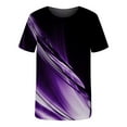thumbnail image 3 of Ketyyh-chn99 Chandail de Bain pour Homme Couleur Unie T-Shirt à Manches Courtes T-Shirt pour Homme T-Shirt à Manches Courtes Col Rond Haut T-Shirts Régulier Violet,2TG, 3 of 4