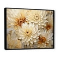 thumbnail image 2 of Designart "Minimalist Beige And Gold Mums Painting" Mums Floater Framed Canvas Prints, 2 of 5