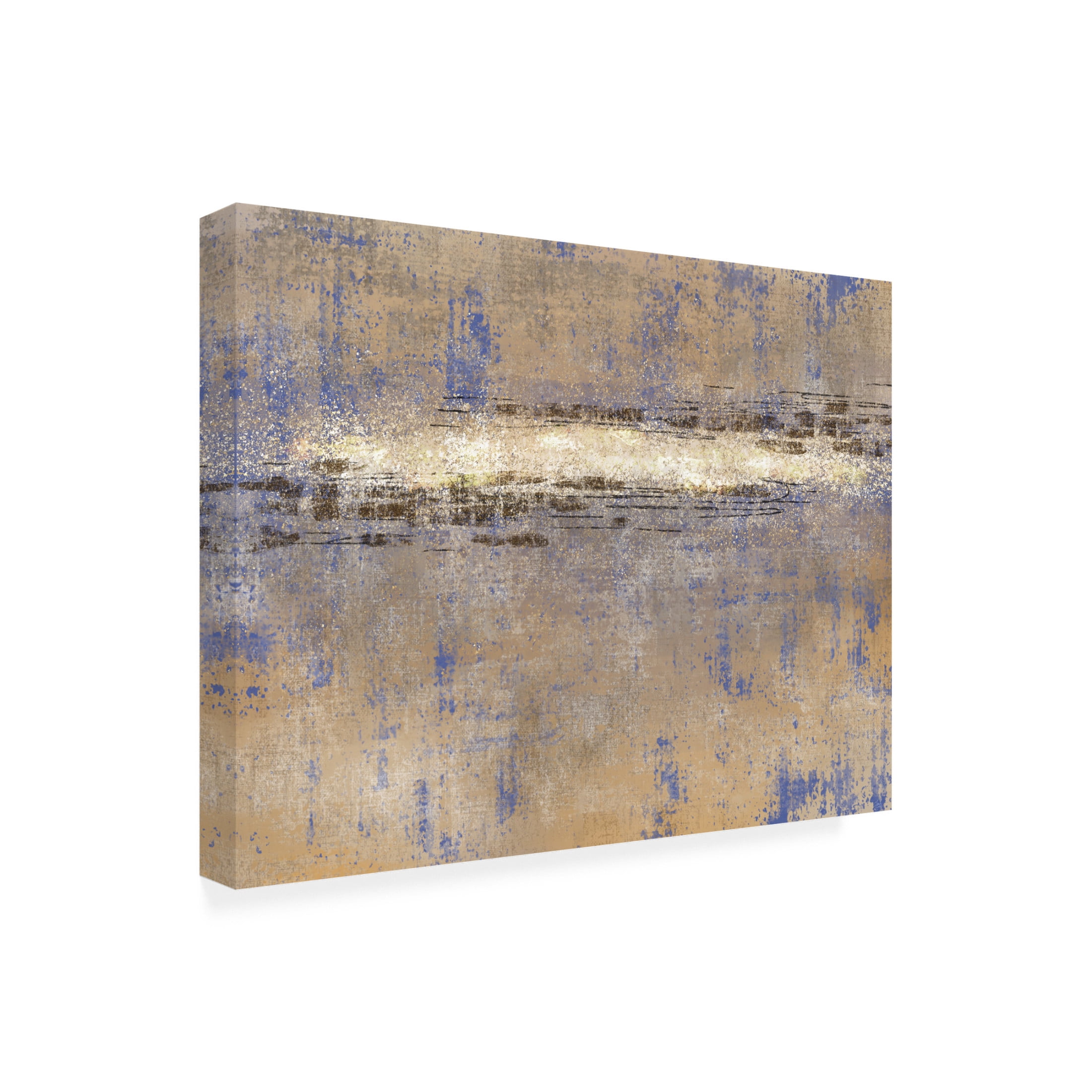 Canvas Wall Art - Line and Brush 'Star Belt' Wall Art for Living Room, Bedroom, or Office Décor by Trademark Fine Art - 19 x 14 Inches