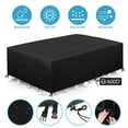 thumbnail image 3 of King Do Way 110" x 80" x 41" Black Rectangle Patio Furniture Set Cover, 3 of 6