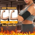 thumbnail image 4 of QRIC Arm Trimmers Sauna Sweat Arm Bands for Women 2 Pack Set Arm Shaper Wraps Arm Slimmer Arm Trainer Toner Sleeves for Sports Workout, 4 of 6