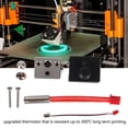 thumbnail image 3 of Heater Block Nozzle Kit, Accurate Size Nickel Copper Plated Hot End Extruder Nozzle Kit  For Upgrade, 3 of 8